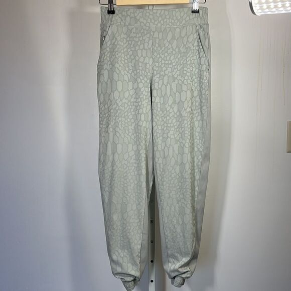 ATHLETA Women's Brooklyn Lined Jogger Green/Gray Size 2 - Picture 3 of 14